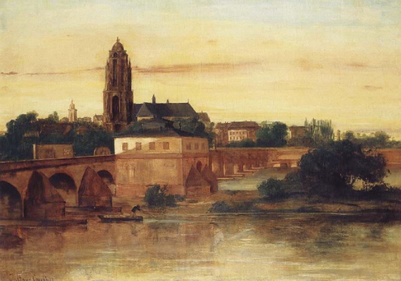 Gustave Courbet View of Frankfurt an Main